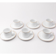 DANKOTUWA Cherry Gold 12 PCS Tea Set