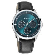 TITAN Royal Green Dial with Stainless Steel Case -  Gents