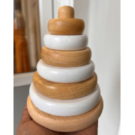 HAPANA  Rustic White 7 Pcs