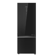 HAIER 346L  Finish  Inverter Bottom Freezer - Black Mirror Glass