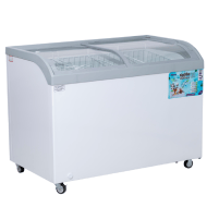 Abans 358L Curved Glass Top Freezer