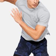 Men's UA Qualifier Iso-Chill Run Short Sleeve - Gray