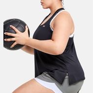 Women's UA Knockout Tank - Black