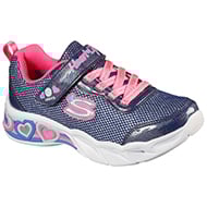 Skechers Girls S-Lights Sweetheart Lights Shoes - 302304L-NVMT