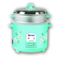 MITSHU 2.2L (1.2KG) Rice Cooker  - Green 