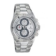 Titan Chronograph Silver Dial Stainless Steel Strap watch for Men
