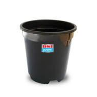 DSI-BELLA 03 FLOWER POT BLACK - 17 CM