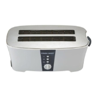Black & Decker 1350W 4 Slice Long Cool Touch Toaster (White)