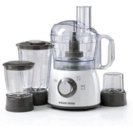 Black & Decker 400W Food Processor with Blender (Black)