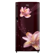Haier 190L Single Door Refrigerator (Red Erica)