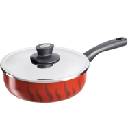 Tefal 26cm New G6 Tempo Flame Sautepan - SS