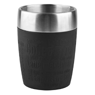 Tefal - 0.2L Travel Cup Stainless Steel - Black