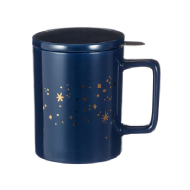 Miniso Gliding Starry Sky Mug With Tea Infuser 