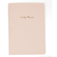 MINISO Weekly Plan Stitch Bound Book - 32 Sheets (Pink) 