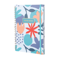 Miniso Dazzling World A4 Wire bound Book 90 Sheets (Light Blue)