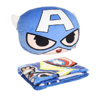 Miniso Marvel Collection Cushion  & Blanket - Captain America