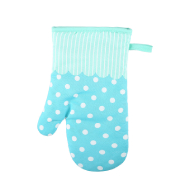 Miniso Polka Dot Oven Glove (Blue and Green)