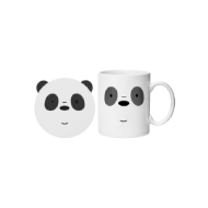 Miniso We Bare Ceramic Mug - Panda