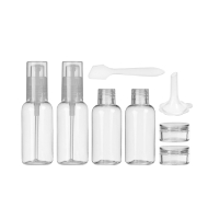 MINISO Portable Travel Bottle Set - 8 Pcs