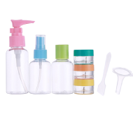 Miniso Colorful Traveling Bottle Set -  8 Pcs