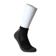 MINISO Men's Athletic Socks (3 Pairs, Black)