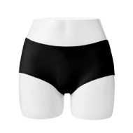 Miniso Lace Seamless Mid-Waist Panties Black- M