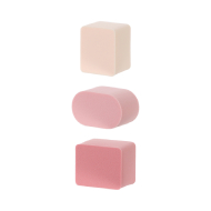 Miniso Square & Oval Makeup Sponges - 10 Pcs
