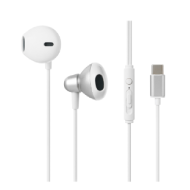 MINISO Type-C Classic Metal Half-in-ear Earphones (White)