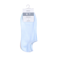 Miniso Women's Classic Solid Color Low-Cut Socks Pack of 3  (Pink & Blue & Green)