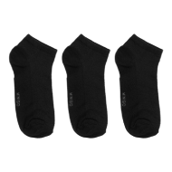 MINISO Breathable Mesh Low-cut Socks for Women (3 Pairs) - (Black)