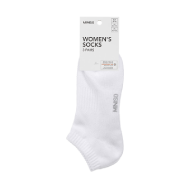 MINISO Athletic Low-cut Socks for Women (3 Pairs) - (White)
