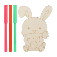 MINISO Wooden Coloring Set (Rabbit)