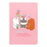 MINISO We Bare Bears A5 Memo Book (Pink)