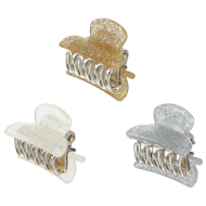 MINISO 2.5cm Hair Claw Clip 6pcs (Glittering powder)