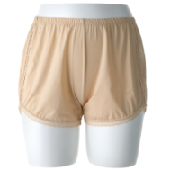 MINISO Lace Series Comfortable Slip Shorts for Women - L (Nude)