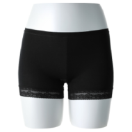 MINISO Lace Series Skin Friendly Slip Shorts for Women - L (Black)