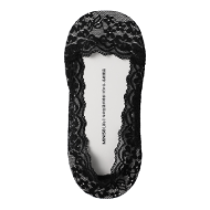 MINISO Flower Lace No-Show Socks for Women -3 Pairs (Black)