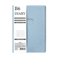 MINISO B6 Stitch-bound Book with Calendar (Blue)