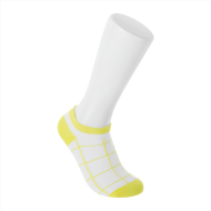 MINISO Women's Ankle No-Show Socks (3 Pairs) (Egg)