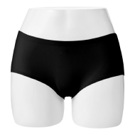 MINISO Lace Seamless Mid-Waist Panties - L (Black)