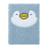 Miniso Family Series Plush Hardcover Book - 80 Sheets (Pen Pen)