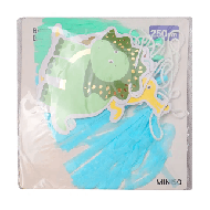 Miniso Dinosaur Space DIY Paper Tassel Banner - 12cm