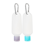 MINISO PE Squeeze Tubes with Carabiner - 50ml (2 pcs)
