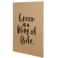 Miniso Eco-friendly Series A4 Stitch-bound Book 32 Sheets (3 Assorted Designs)