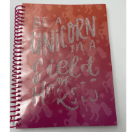 Miniso A5 Wirebound Book 100 Sheets (Pink)