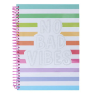 Miniso A5 Wirebound Book 100 Sheets (Rainbow)