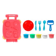 Miniso Pizza Machine Colored Clay - 5-color Clay, 6 Molds