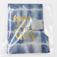 Miniso Tie-Dry Series A6 Hardcover Book 68 Sheets with 1.0mm Pen (Blue)