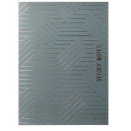 Miniso Note Pad (2 Assorted Models, Blackish Green, White)