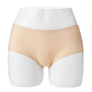 Miniso Lace Seamless Mid-Waist Panties Nude - M 